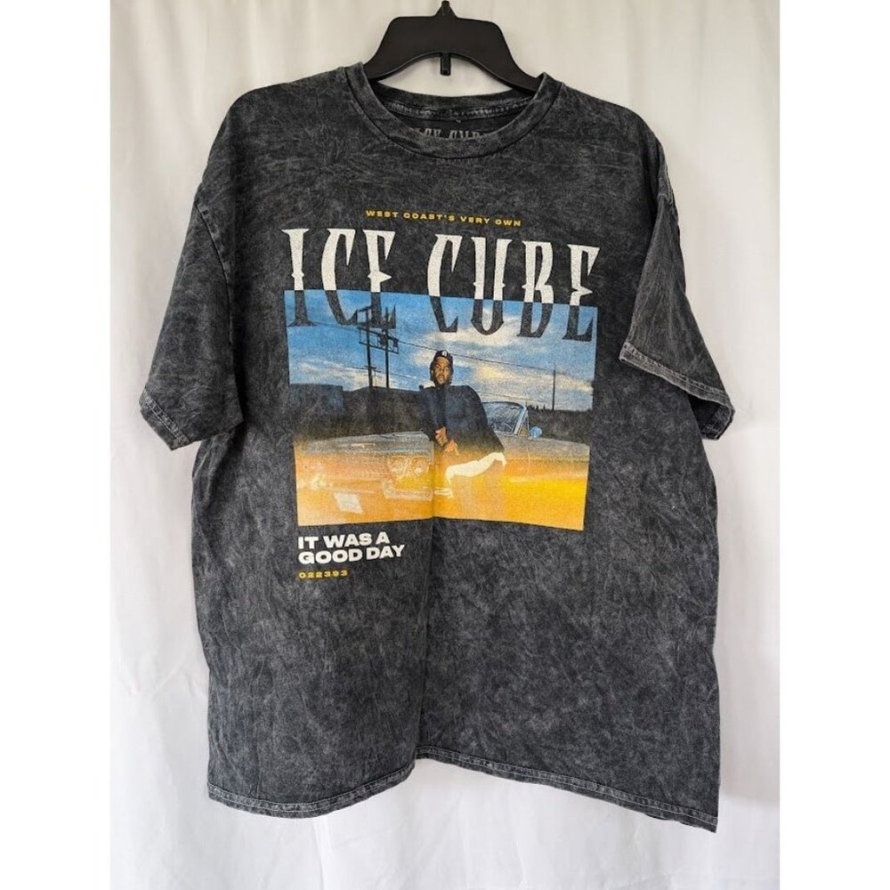 Ice Cube T Shirt Men's Size XL‎ It Was A Good Day Rap Hip Hop Graphic Retro 90s